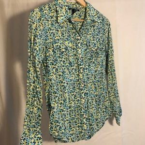Lucky Brand floral button up long sleeve